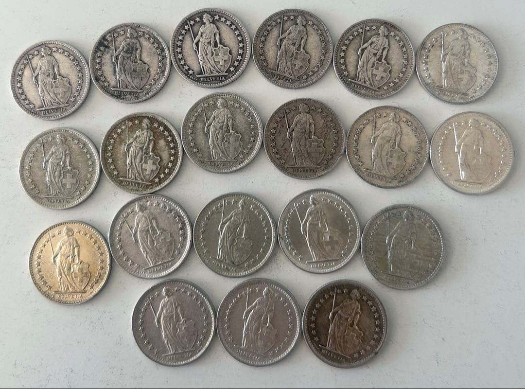 スイスフラン 37枚SET コレクション 外国　硬貨