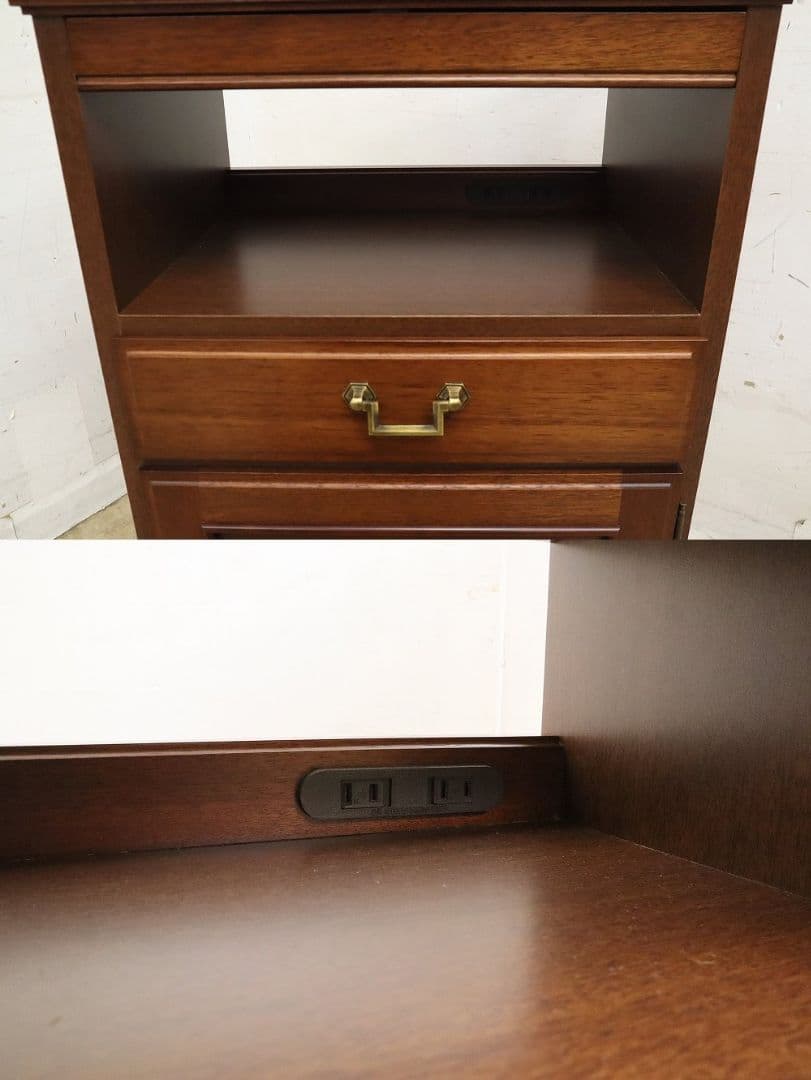 マルニ【地中海シリーズ】高級電話台・TEL台/FAX台サイドチェスト◆クラシック