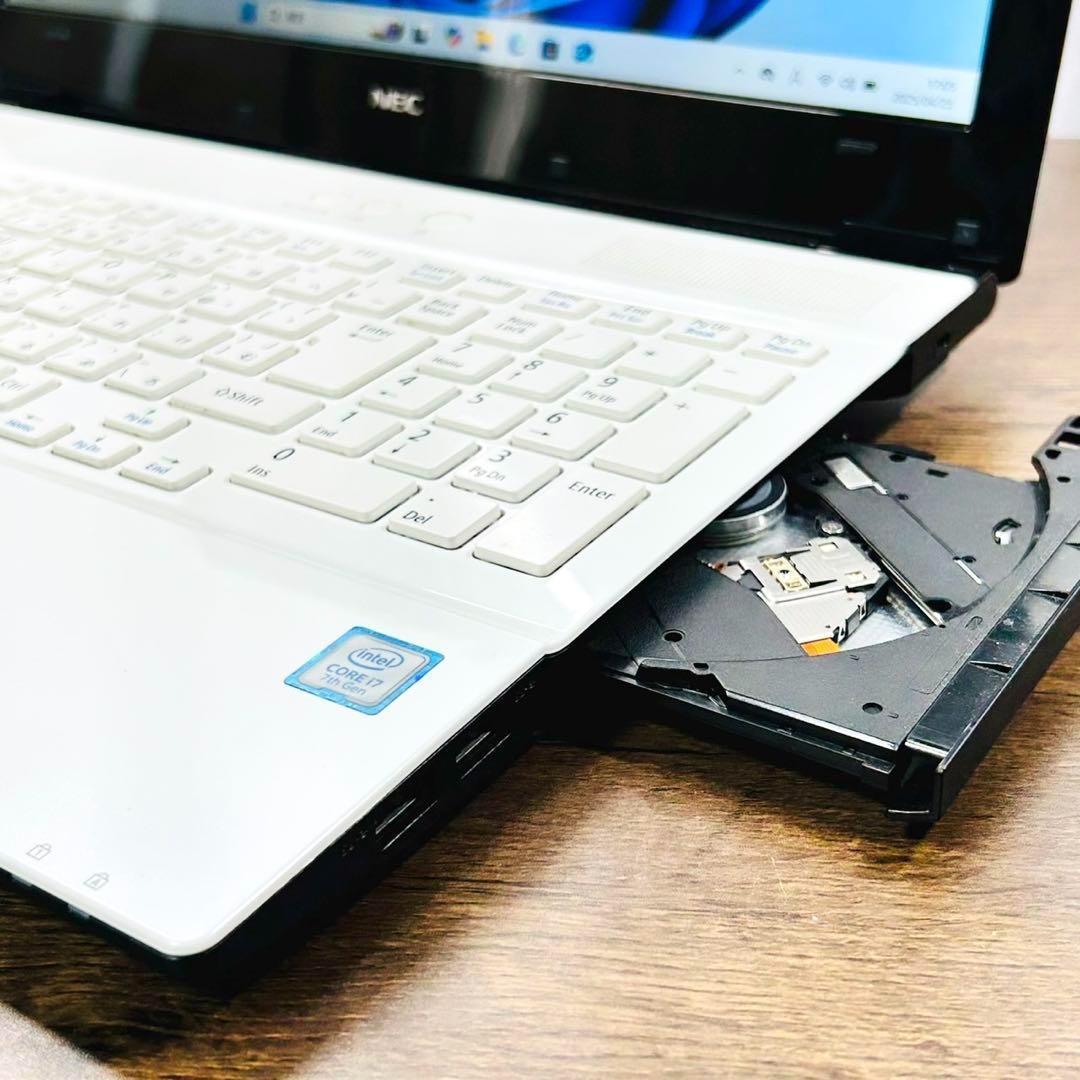 新品SSD512GB/32GB/corei7 NECノートパソコン 動画画像編集