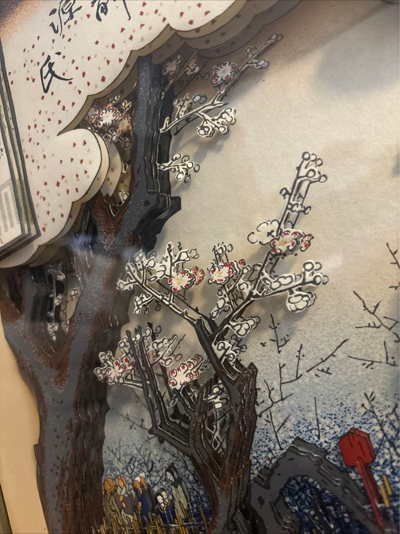 和風 3dアート デコパージュ作品