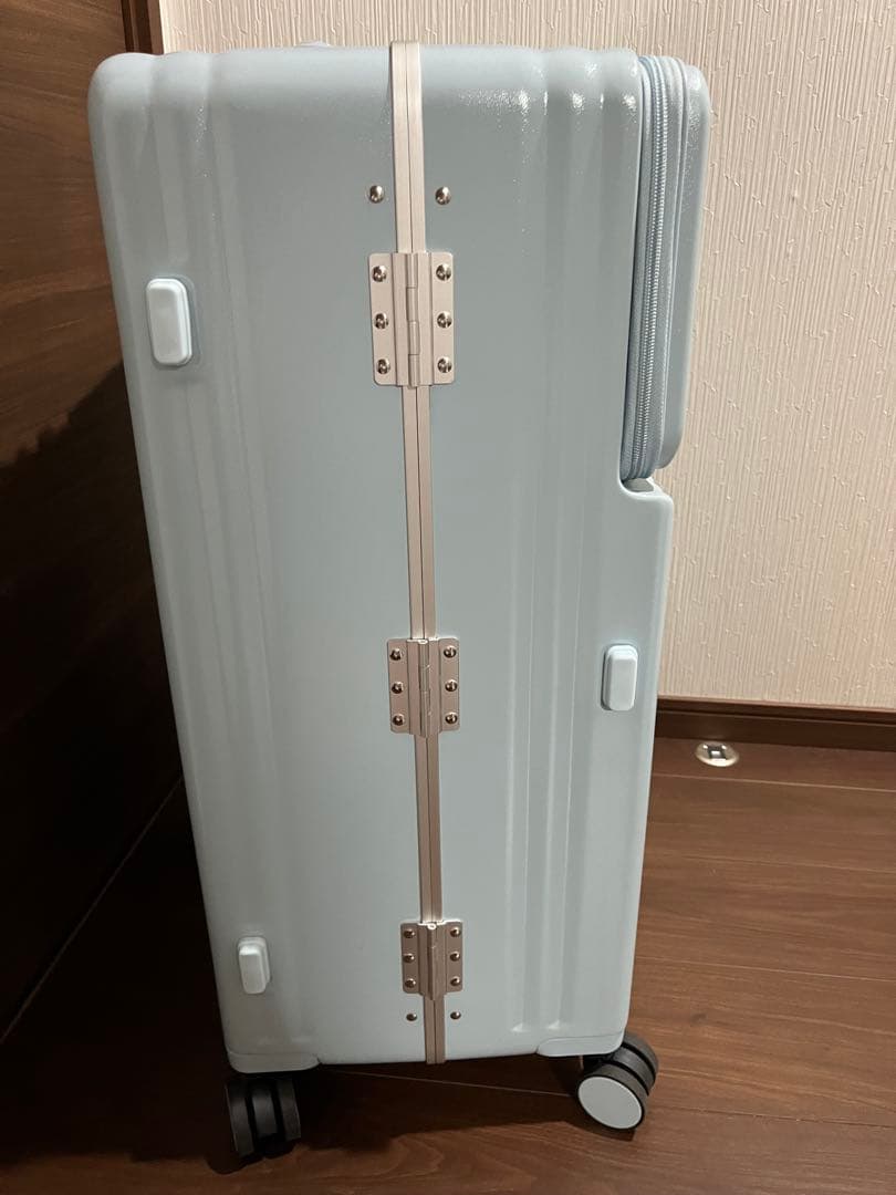 【Ashard 】キャリーケース 水色 大容量Lサイズ