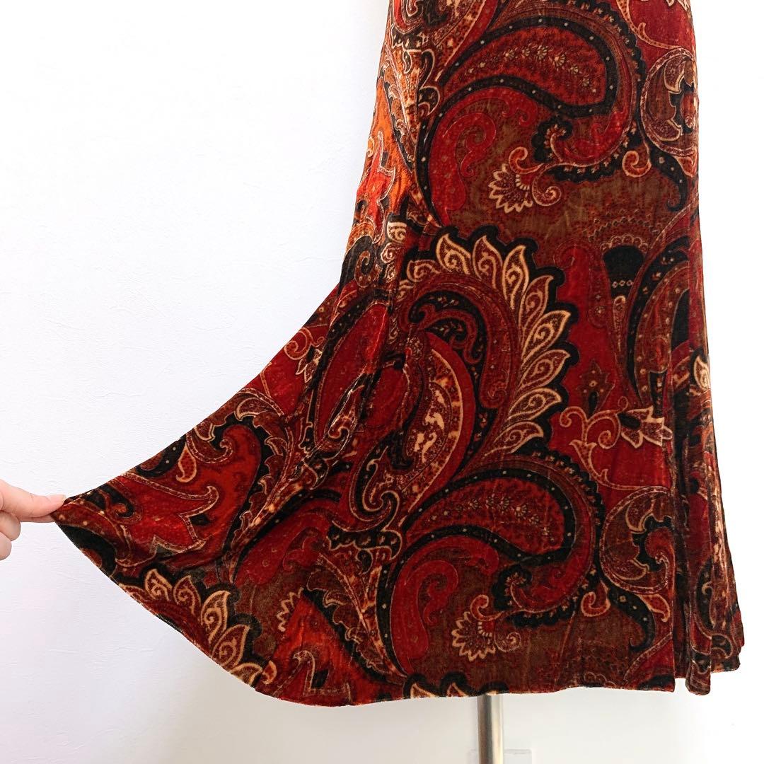 【れいこ✨】定価60,000円❤️マックスマーラ✨ベルベット生地スカート