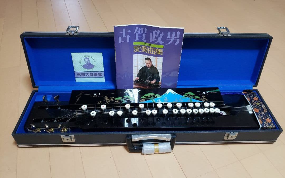 古賀大正琴弦　大正琴　古賀政男　琴　アンティーク　楽器