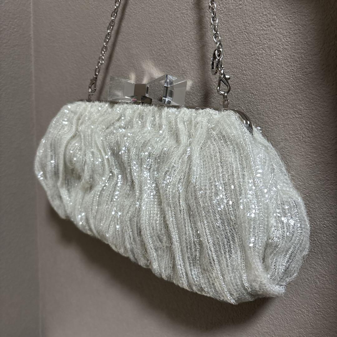 美品　アンテプリマ　パーティー　クラッチバッグ　チェーンバッグ　結婚式