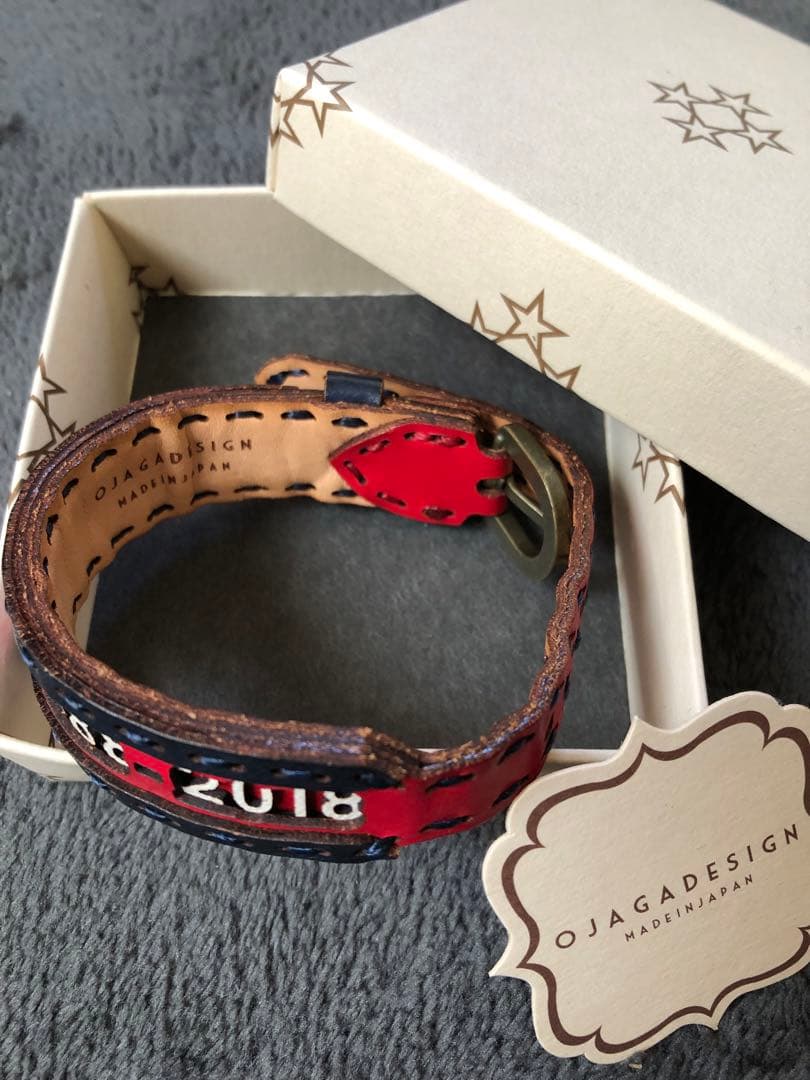 B'z Exhibition OJAGADESIGNレザーブレスレット B'z