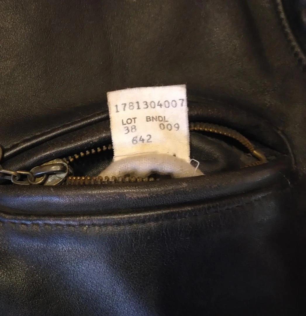 Schott（ショット） 642 シングルライダースジャケット メンズ 38