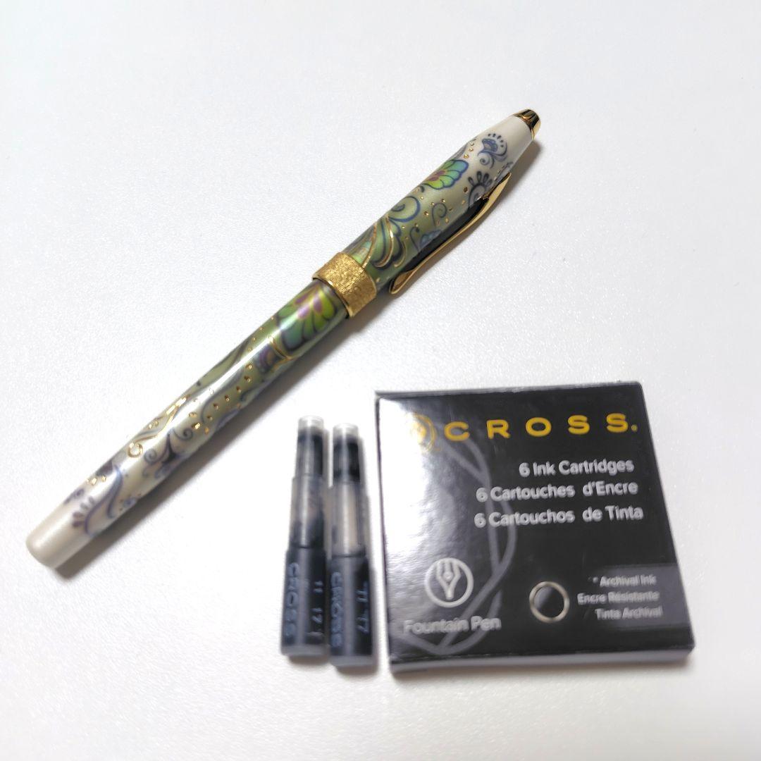 CROSS 万年筆 M 中字 ボタニカ AT0646-4M グリーン