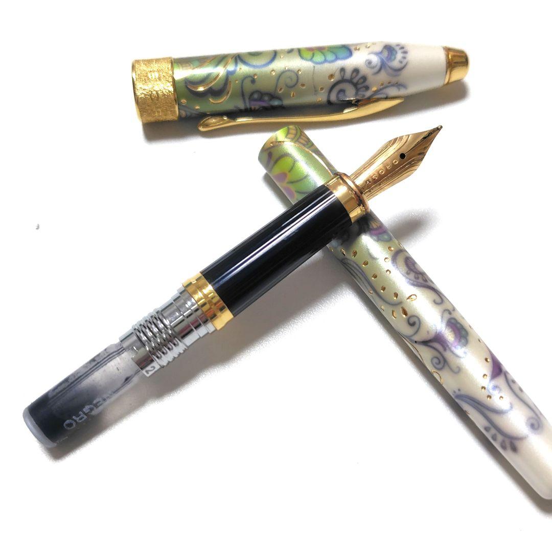 CROSS 万年筆 M 中字 ボタニカ AT0646-4M グリーン