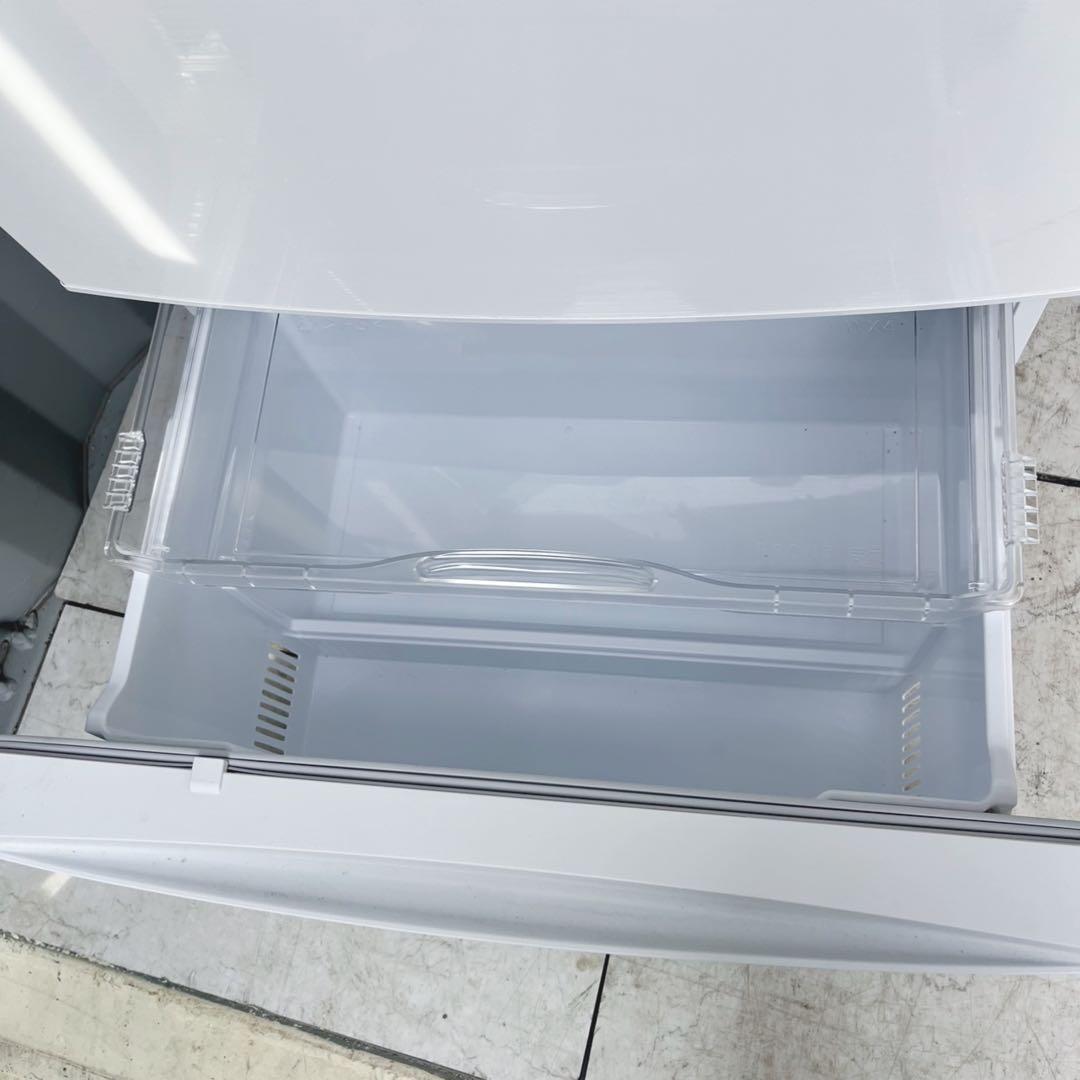 取付無料！三菱2段チルドルームおしゃれホワイトインテリア6ドア冷蔵庫！洗濯機