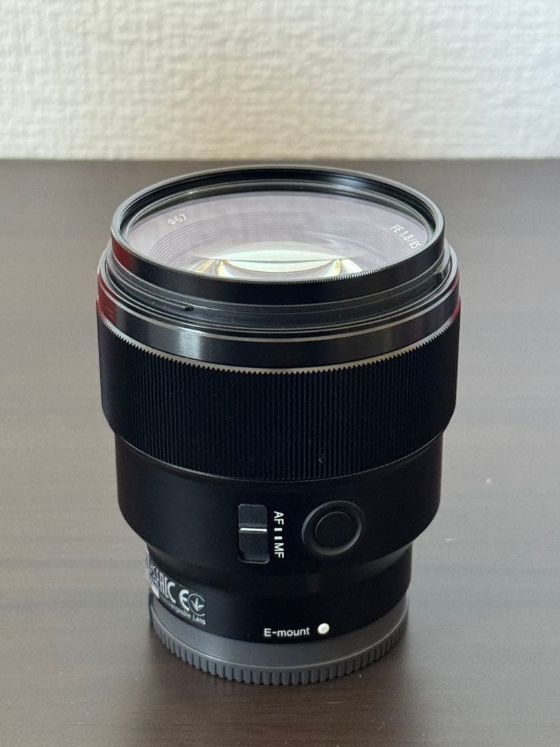 SONY FE 85mm F1.8 レンズ フィルター付き