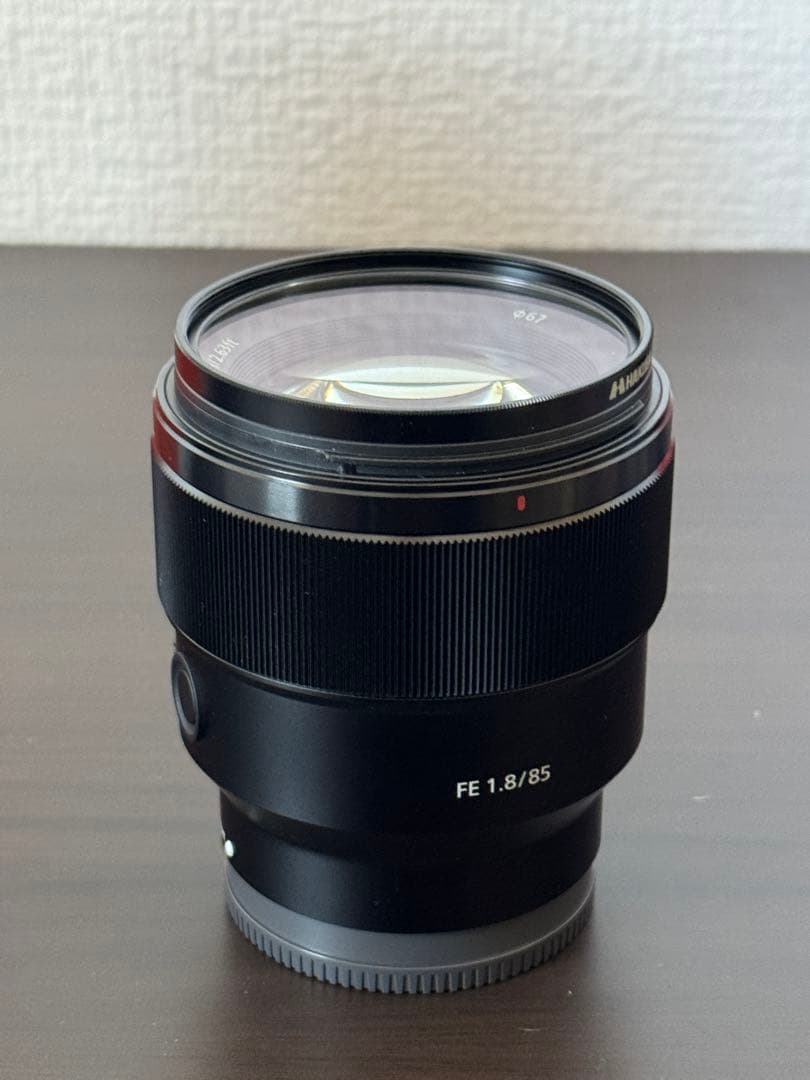 SONY FE 85mm F1.8 レンズ フィルター付き