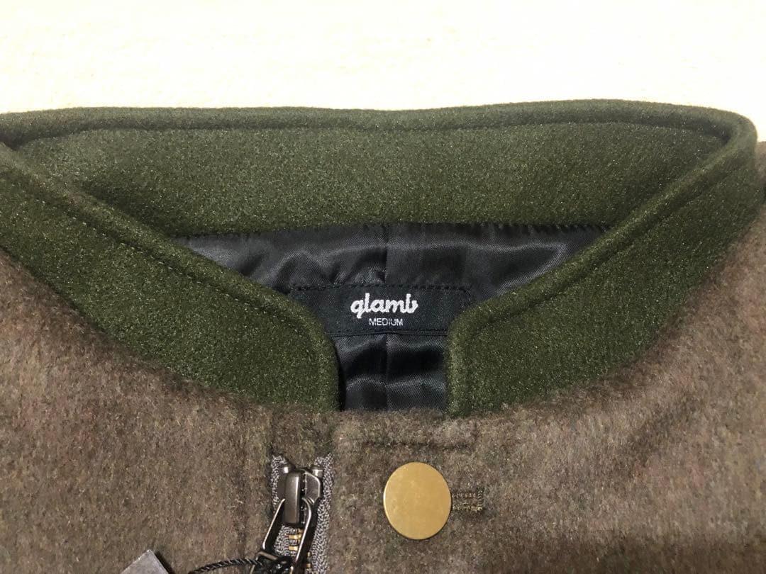 【定価44,000円】新作新品 glamb メルトンナポレオンブルゾン M