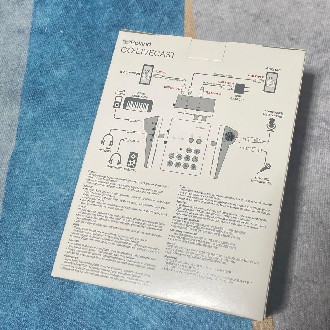 【送料込】新品未開封 Roland スマホ配信 GO:LIVECAST