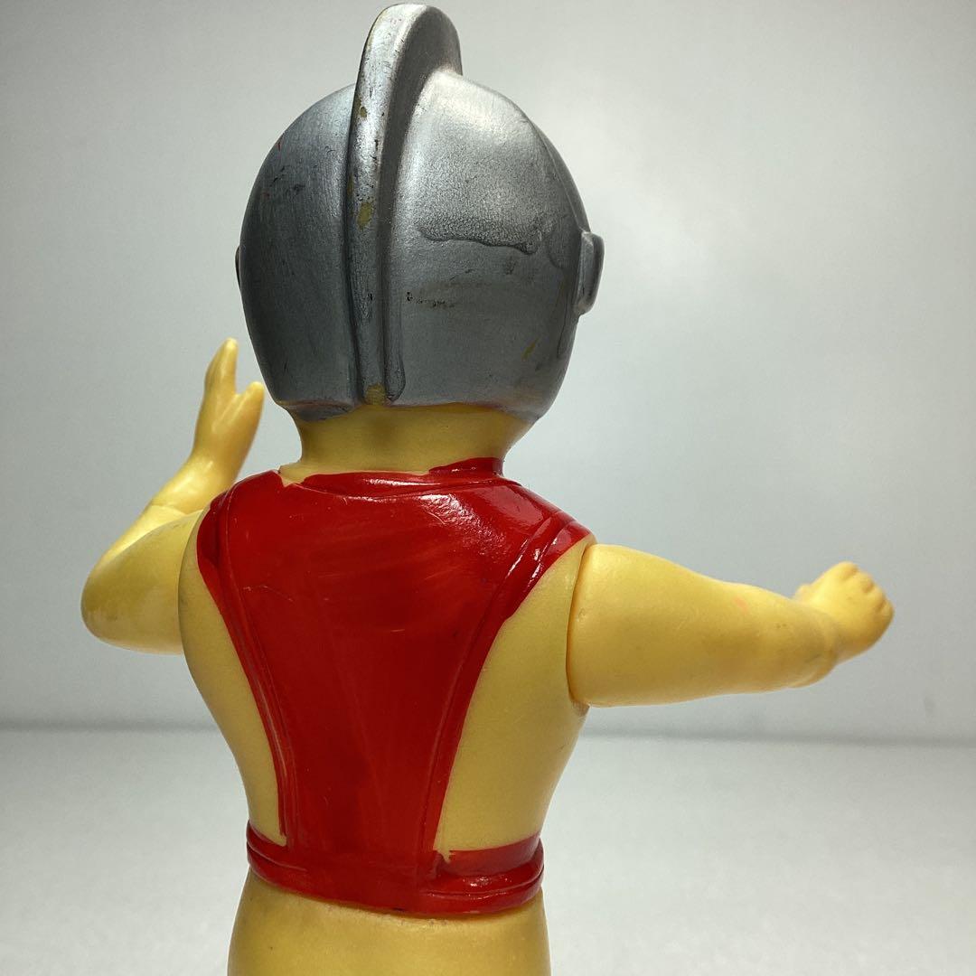 『当時モノ』 黄色いシルバー仮面 ソフビ