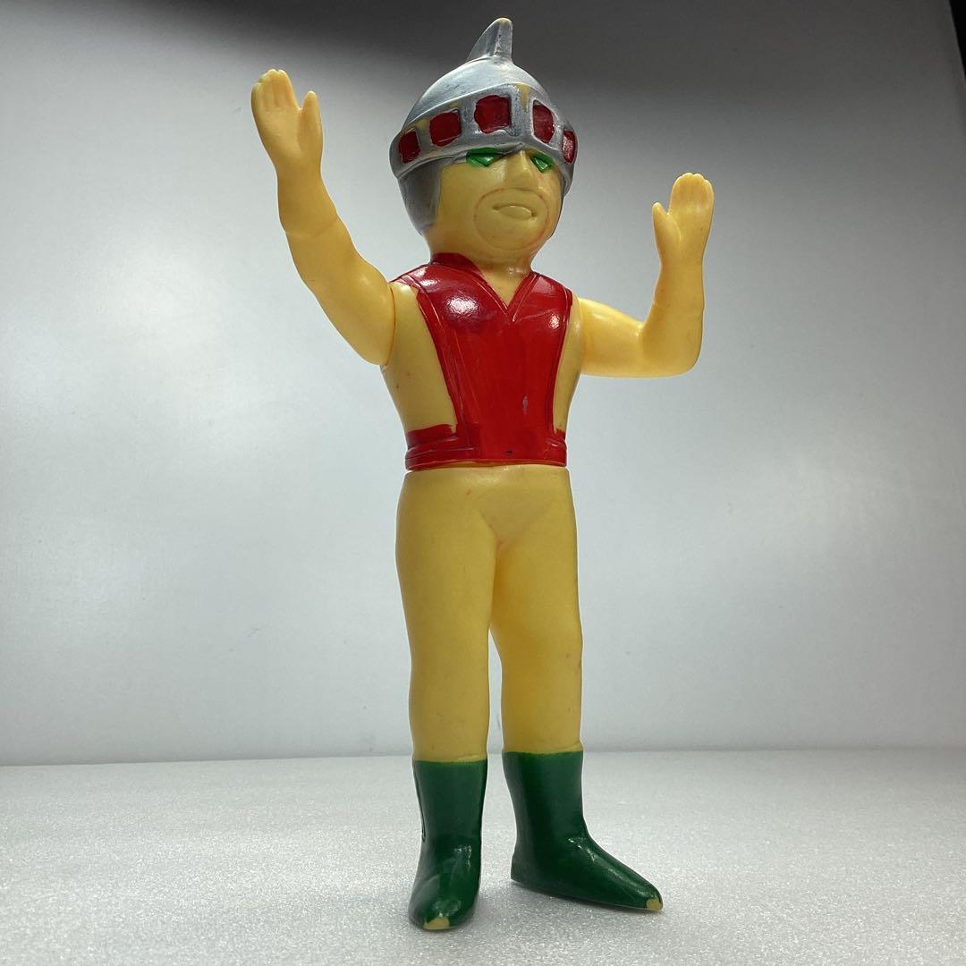 『当時モノ』 黄色いシルバー仮面 ソフビ