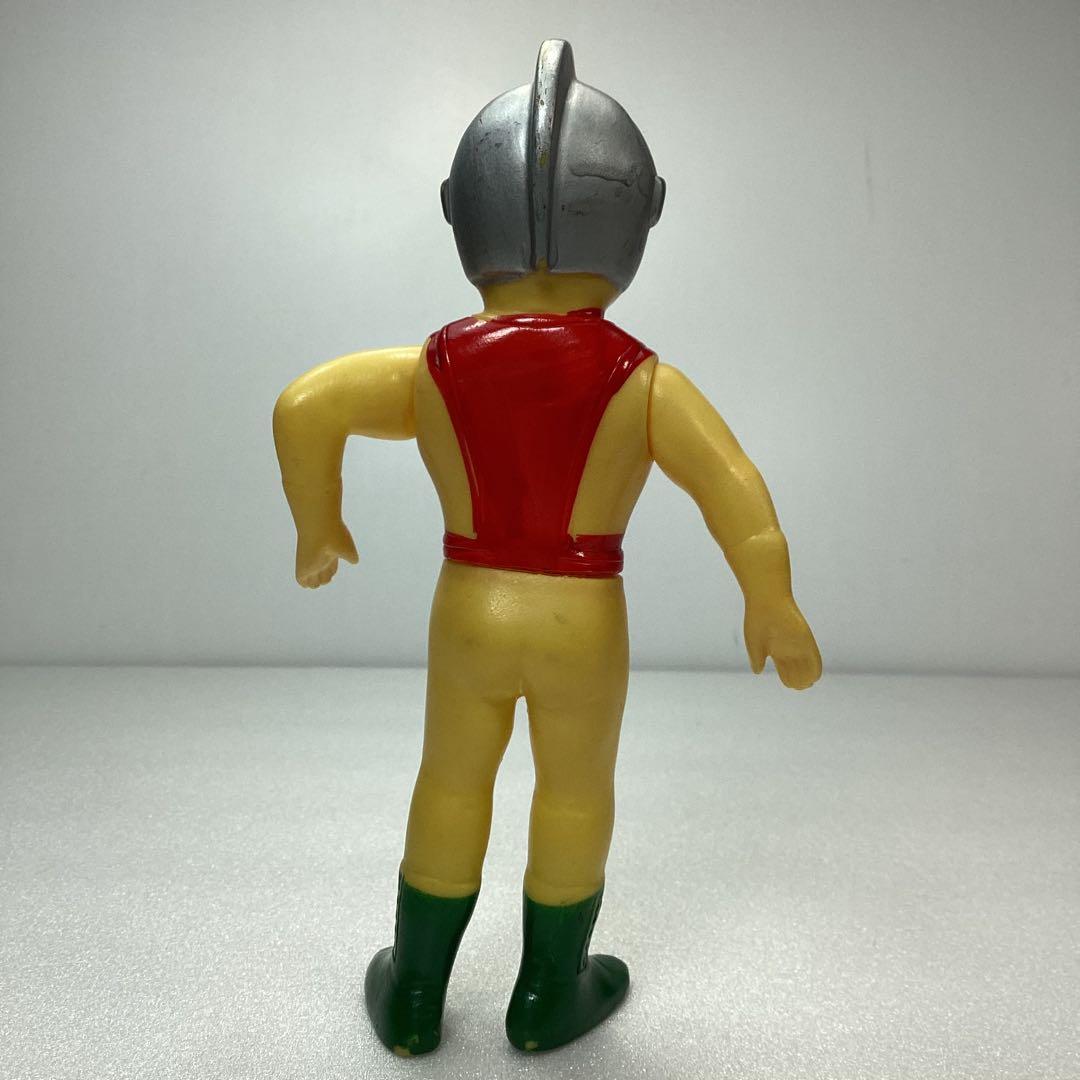 『当時モノ』 黄色いシルバー仮面 ソフビ