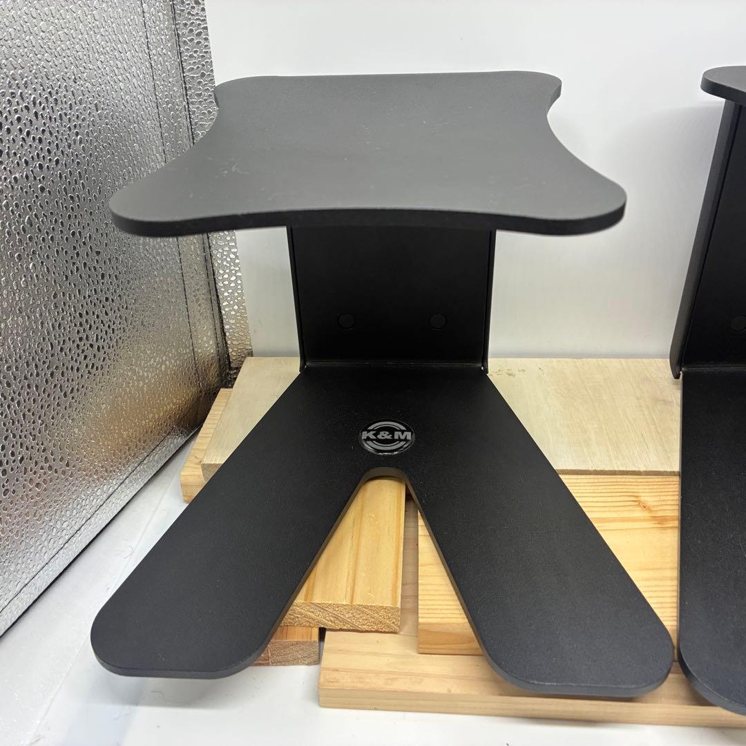 K&M 26772 スピーカースタンド セットPC ペア デスクトップ型