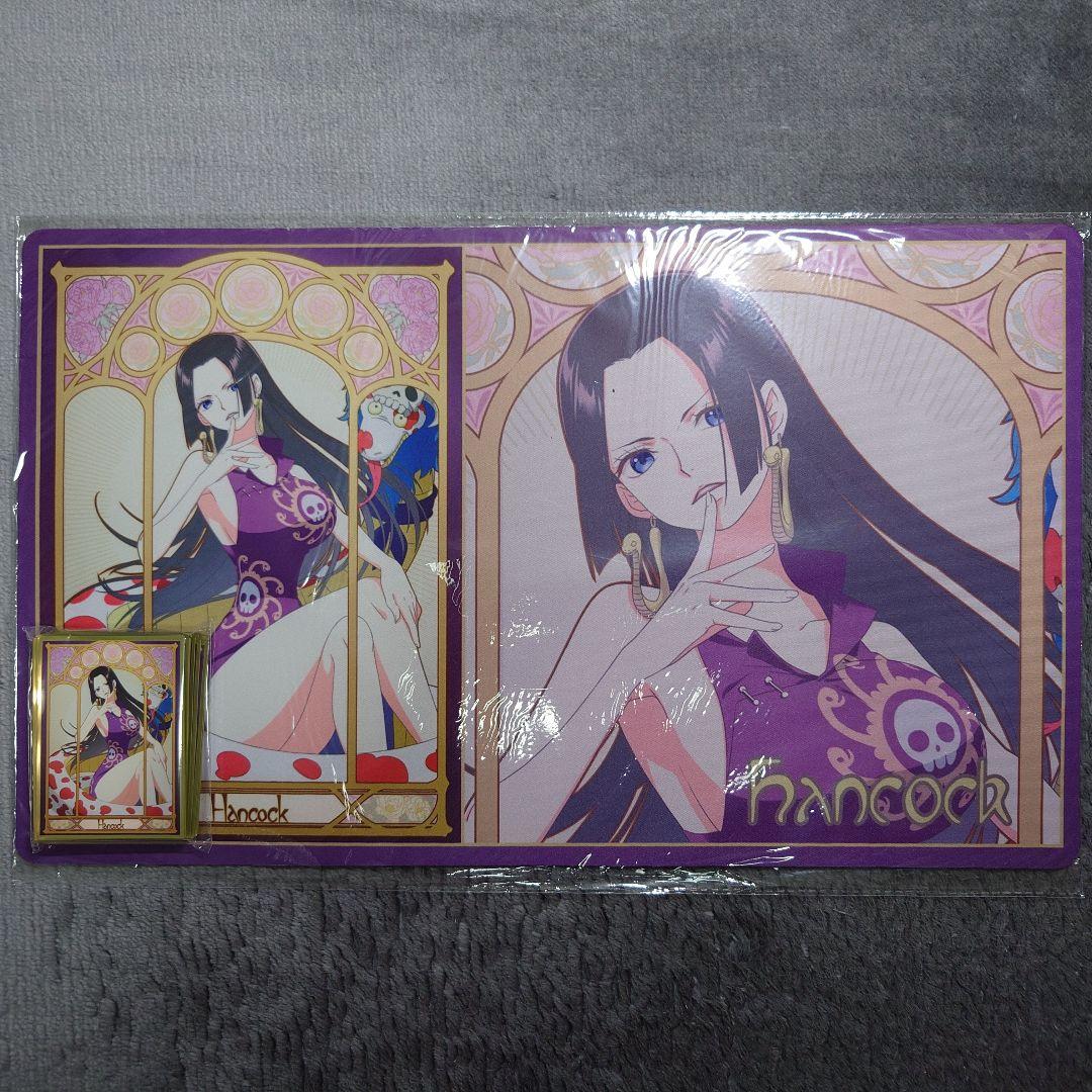 α1 ワンピース 黒髪&ミュシャ風 ボア・ハンコック スリーブ&プレイマット