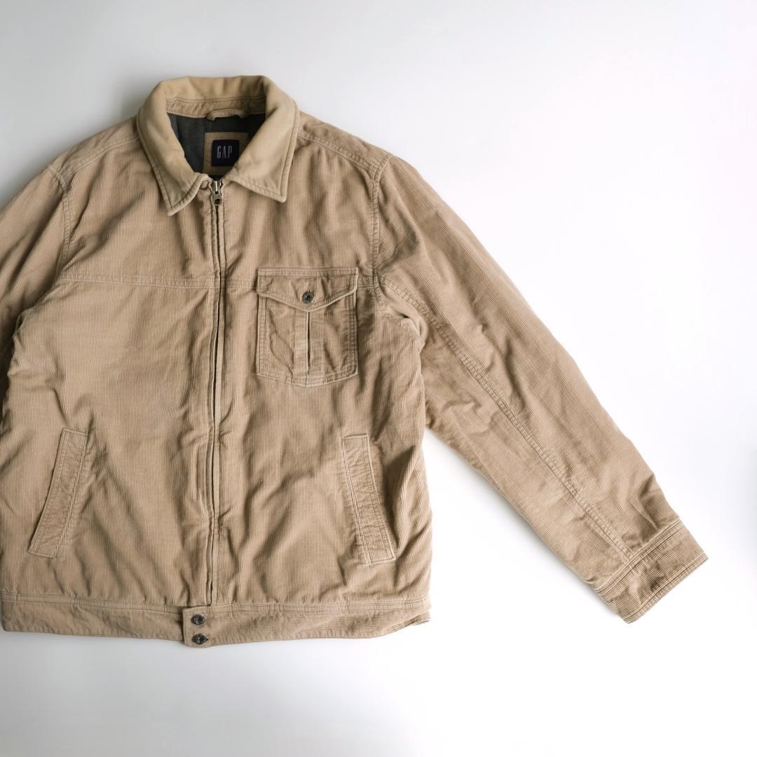 ジャケット・アウター GAP 00's Padded Corduroy Jacket Beige L.