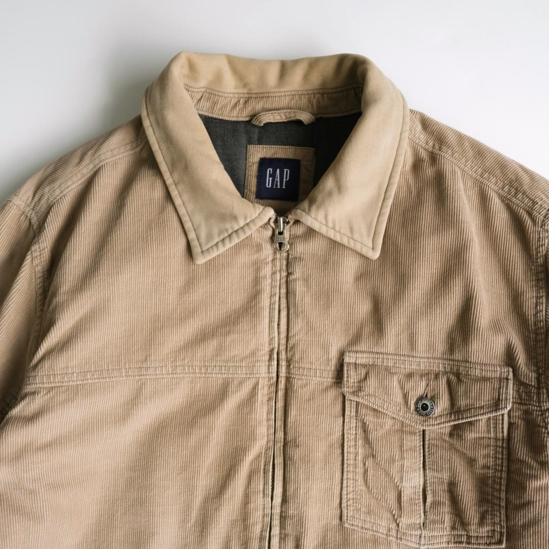 ジャケット・アウター GAP 00's Padded Corduroy Jacket Beige L.
