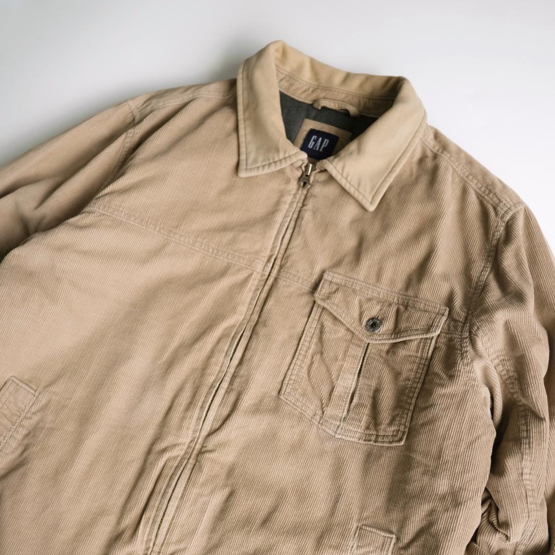 ジャケット・アウター GAP 00's Padded Corduroy Jacket Beige L.