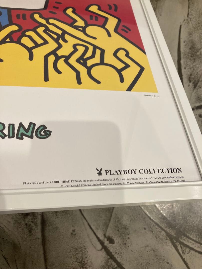 キースヘリングkeith haringアートポスター　プレイボーイコレクション