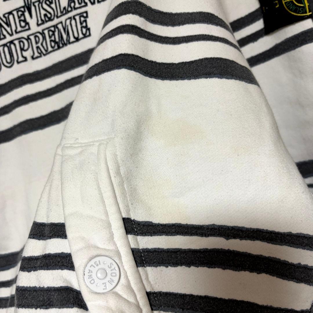 STONE  SUPREME ストライプパーカー S
