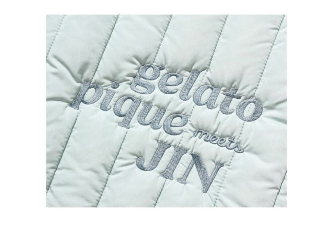 BTS JIN ジェラートピケ　QUILTING TOTE BAG (MINT)