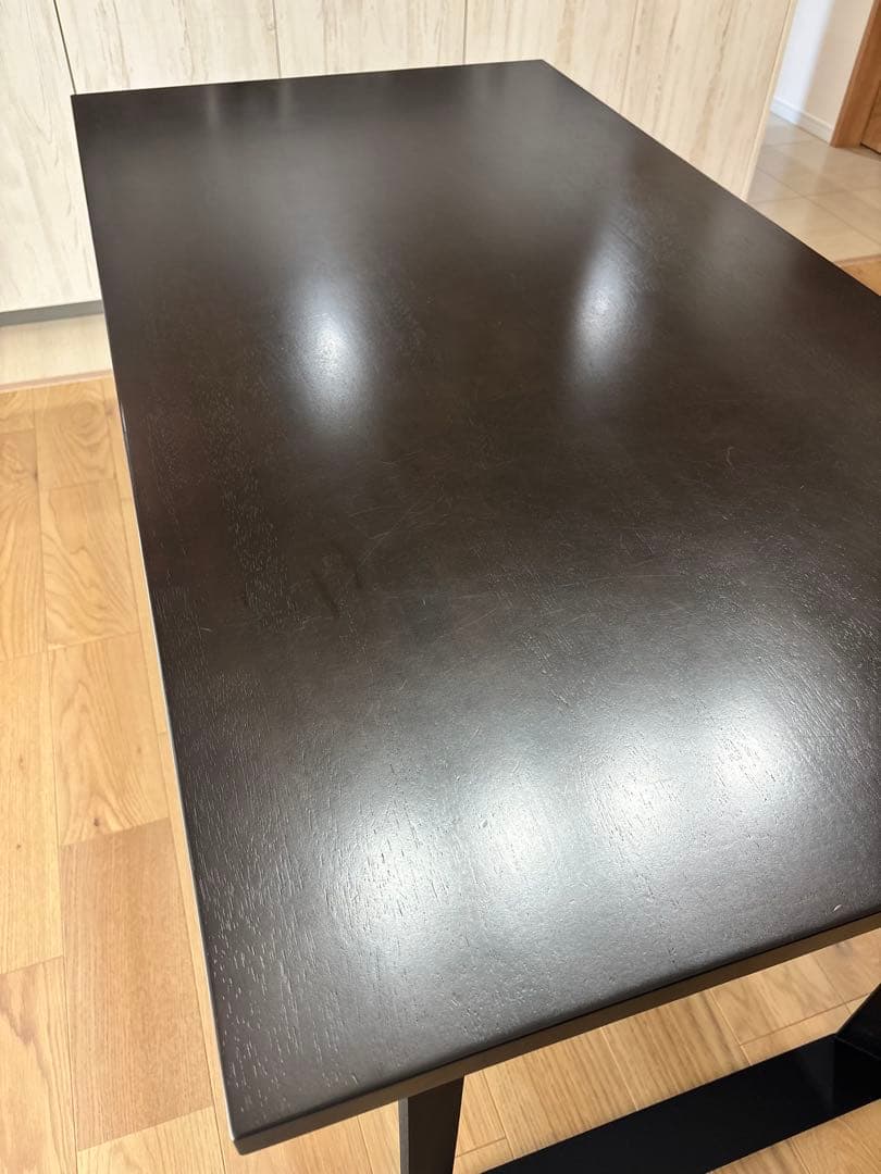 KANADEMONO ダイニングテーブル Black Steel