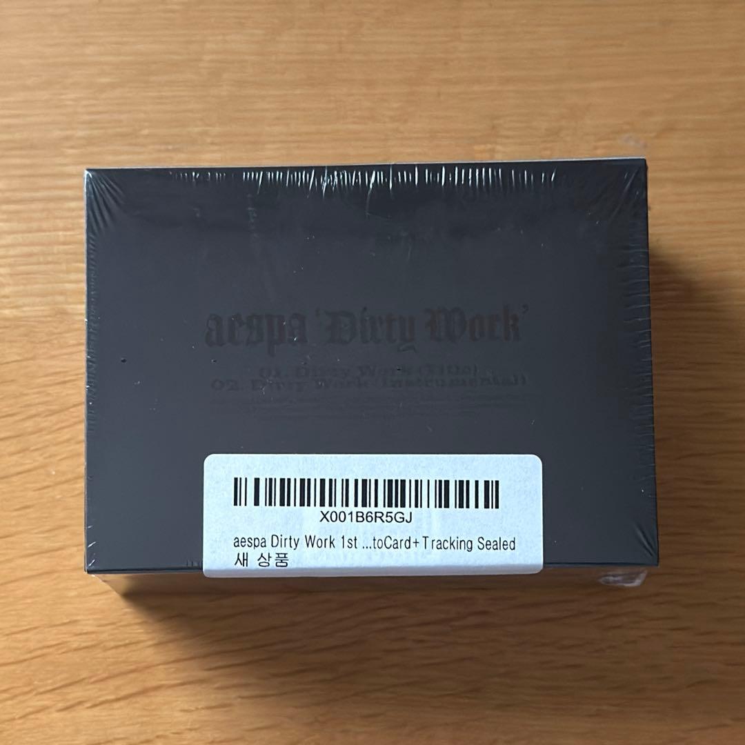 aespa Dirty Work Dirty Crew Ring 新品未開封　②
