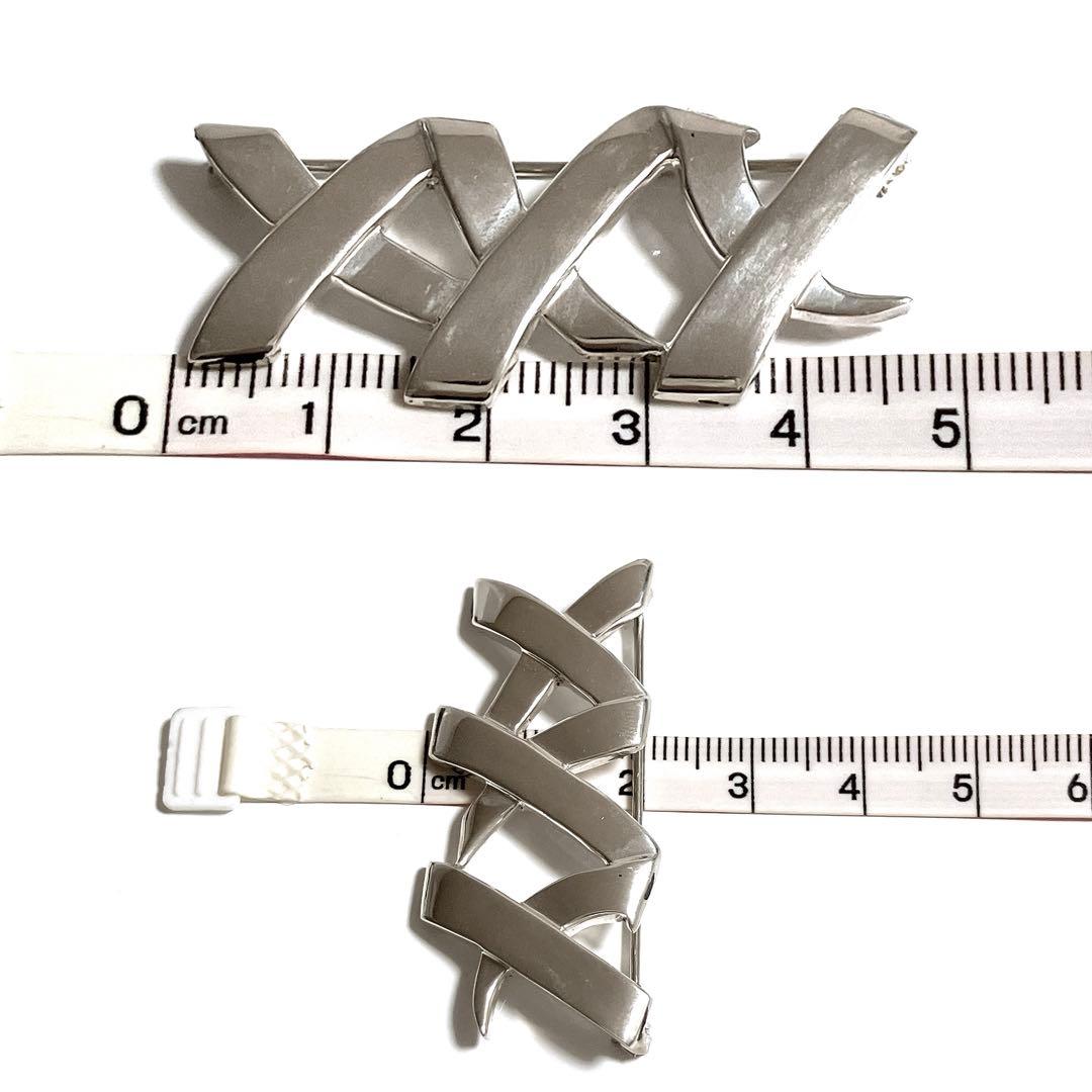 Tiffany&Co. ティファニー トリプル キス xxx ブローチ シルバー