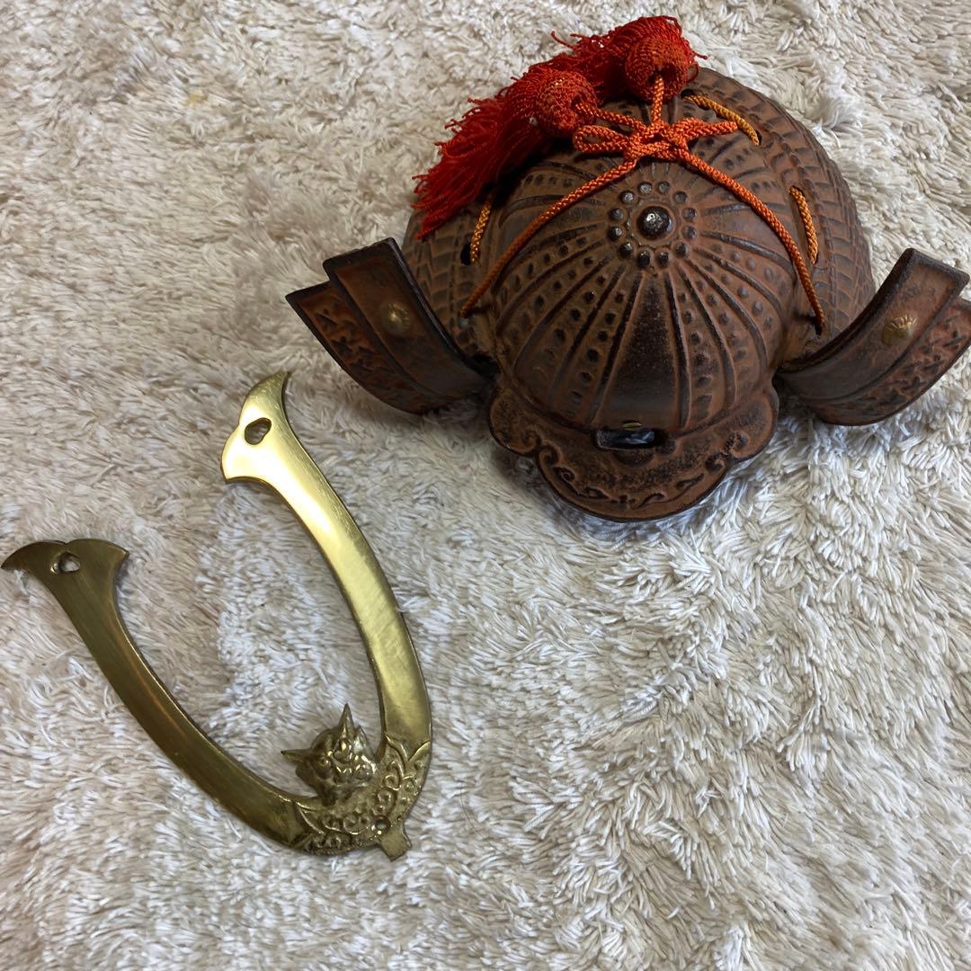 レトロ　兜　骨董　置物