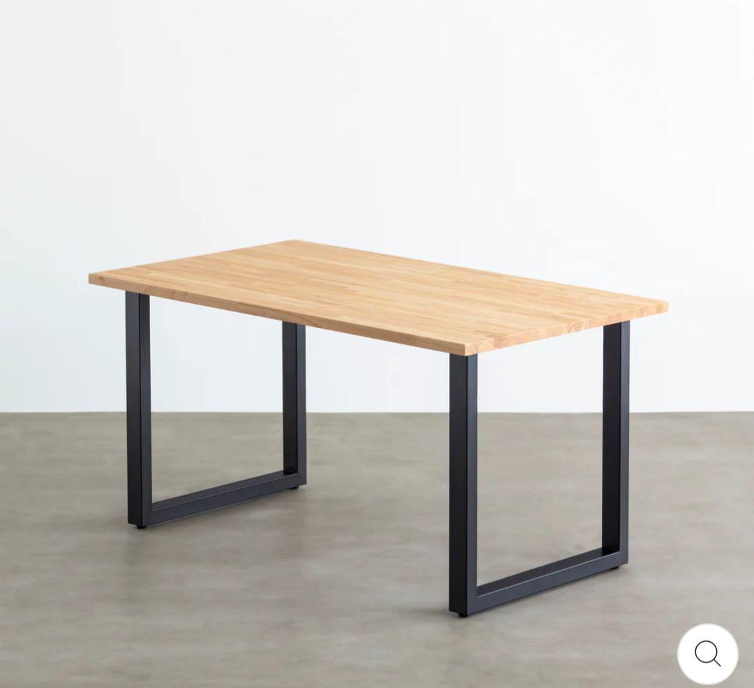 かなでもの テーブル 140cm×70cm ラバーウッド