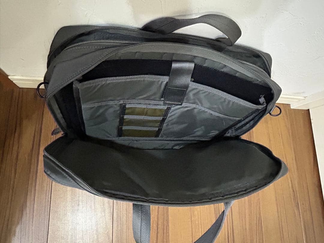 本日限定値下げ　PORTER ビジネスバッグ 2way グレーキャンバス