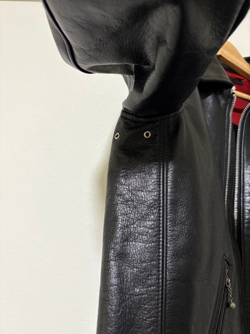 も*ー様 Deluxe Clothing ライダース シングル レザージャケット