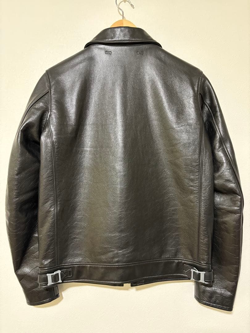 も*ー様 Deluxe Clothing ライダース シングル レザージャケット