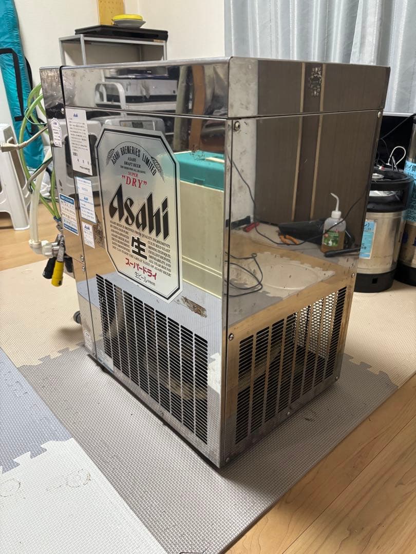 アサヒビールサーバー　ビール樽容器 液化碳酸ガス容器セット