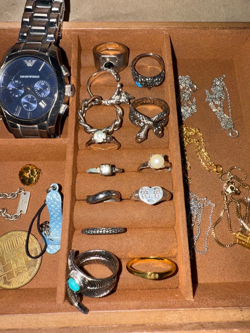 リング・指輪とアクセサリーセット　シルバー　時計