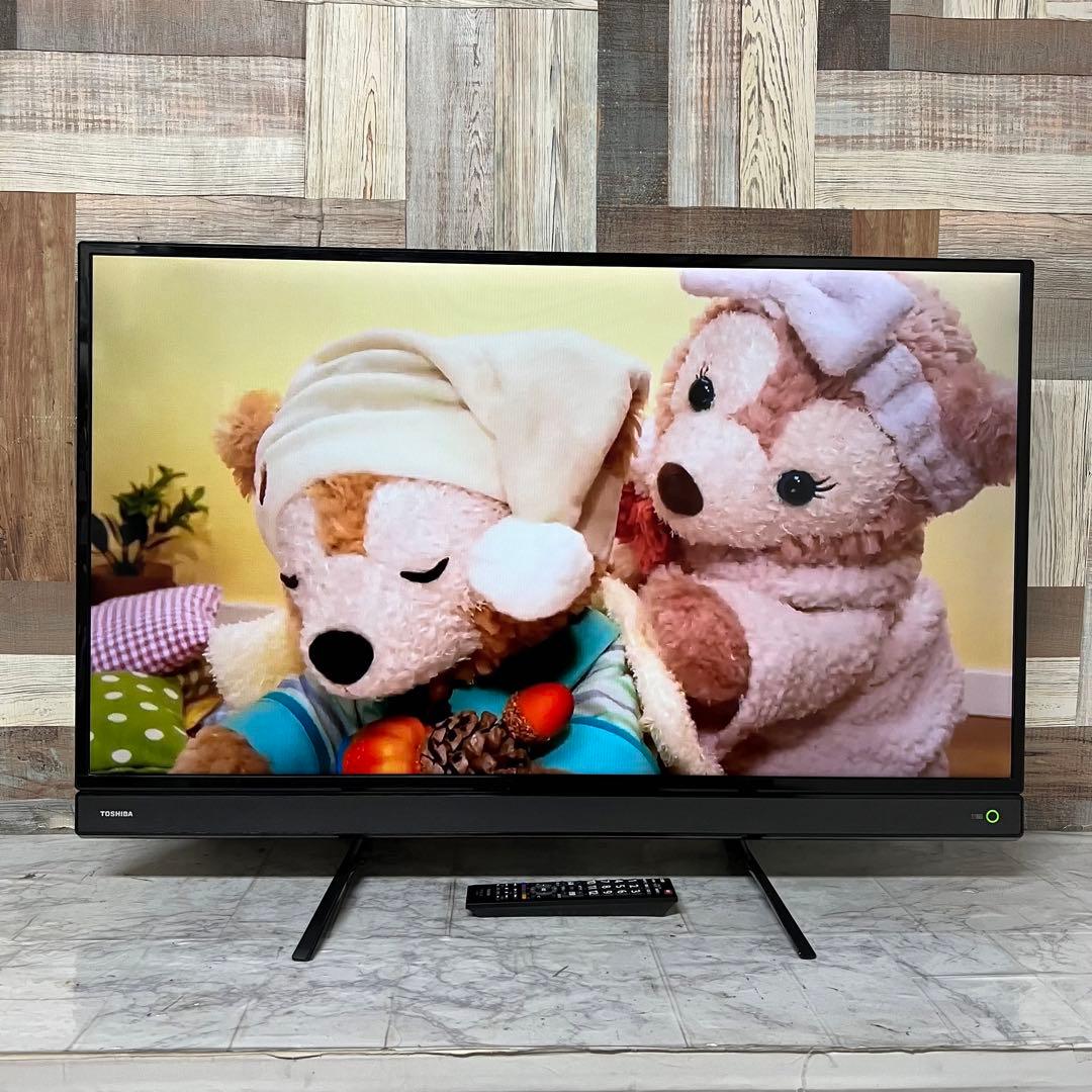即日受渡❣️全国送料込東芝40V型明るさクッキリREGZA地デジBS CS内蔵