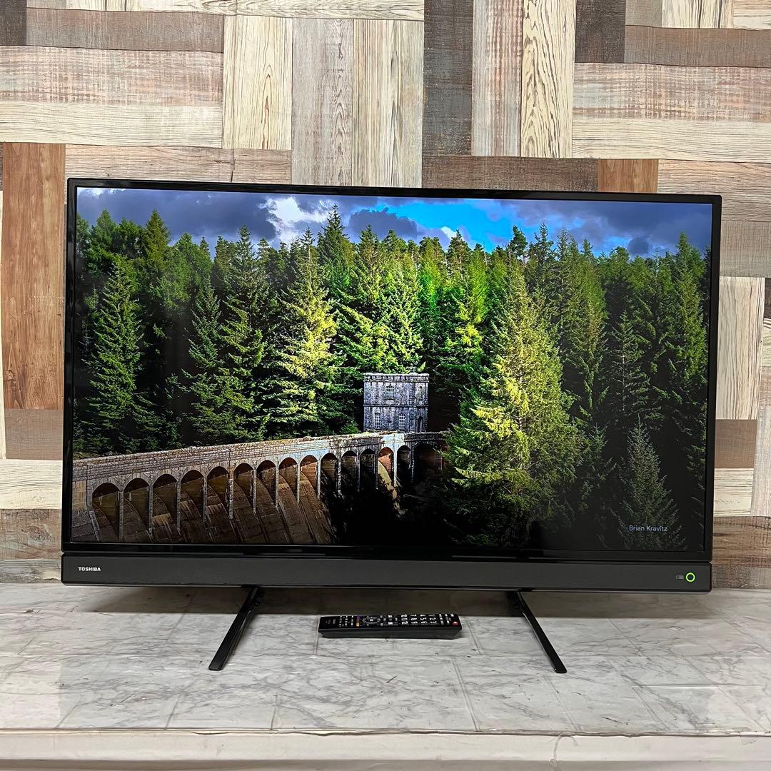 即日受渡❣️全国送料込東芝40V型明るさクッキリREGZA地デジBS CS内蔵
