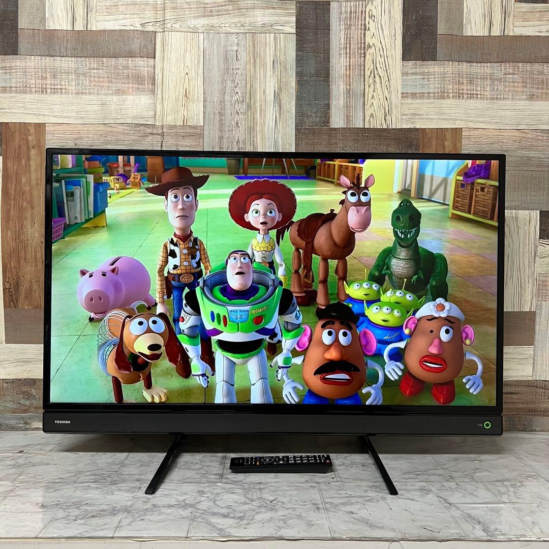 即日受渡❣️全国送料込東芝40V型明るさクッキリREGZA地デジBS CS内蔵