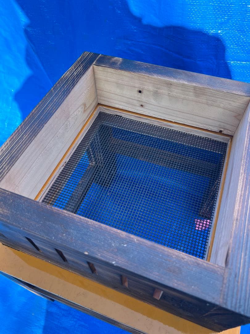 ニホンミツバチ　重箱式巣箱　営巣用巣箱3段　板厚3cm