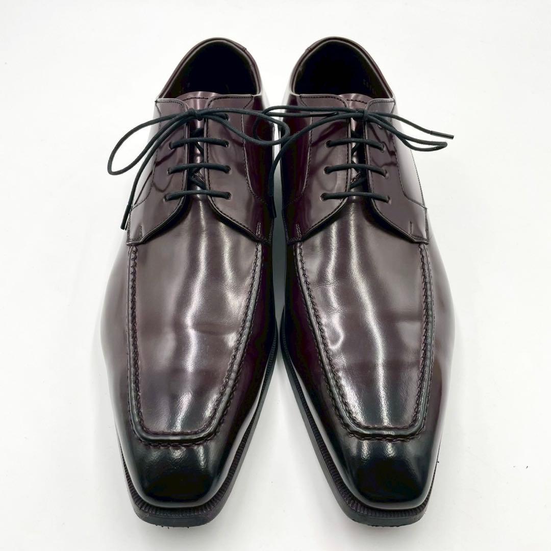 極美品 リーガル ビジネス Uチップ 外羽根 25cm ブラウン Y1334