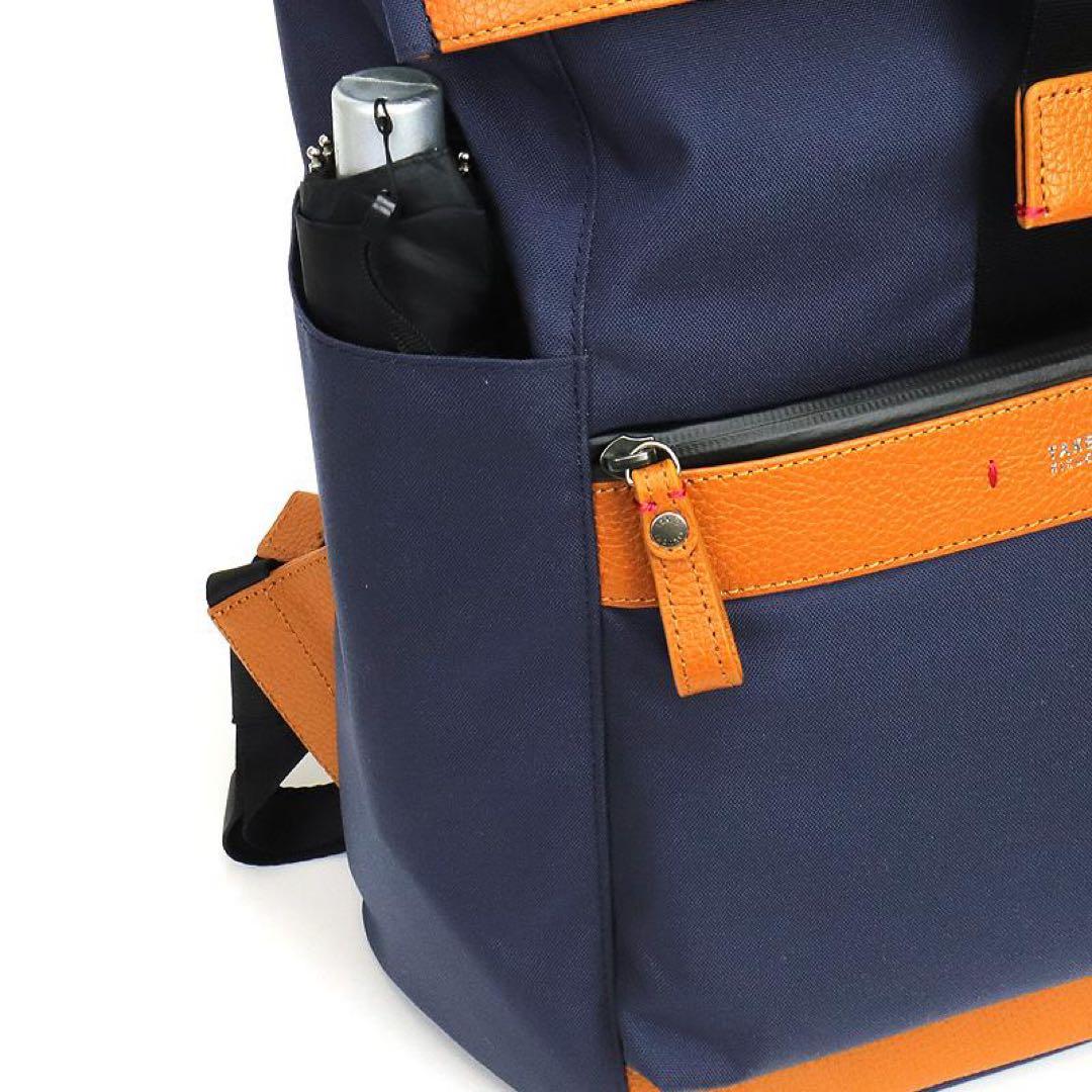 新品TAKEO KIKUCHIタケオキクチ　リュック紺バックパックビジネスバッグ