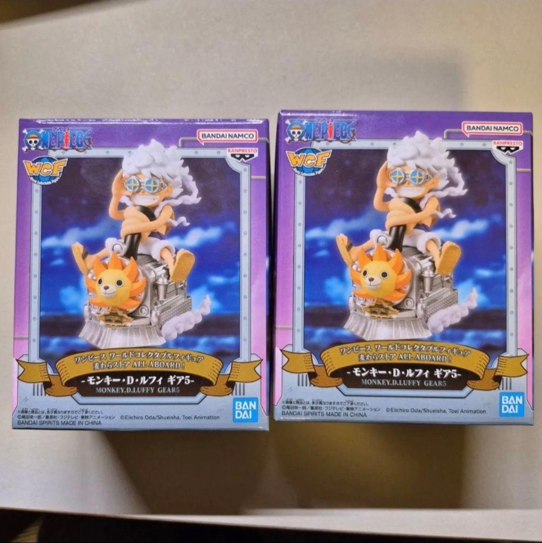 ワンピース ワーコレ 麦わらストア　ALL ABOARD ニカ　ギア5 列車