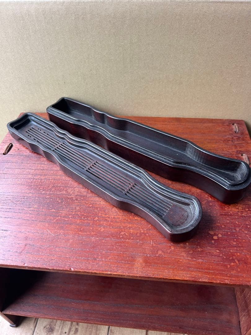 木箱 彫刻 唐木