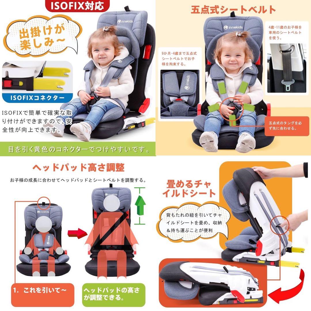 innokids チャイルドシート ジュニアシート ISOFIX