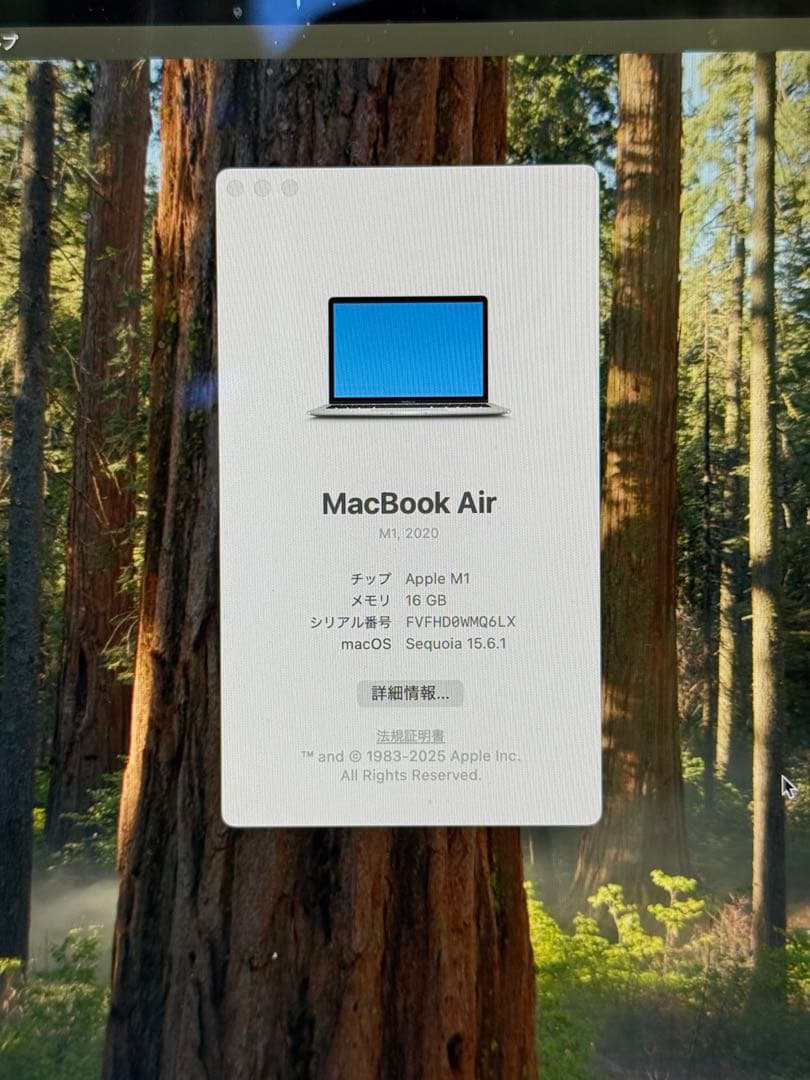 美品 MacBook Air M1 2022 16GB 1TB 英語KB