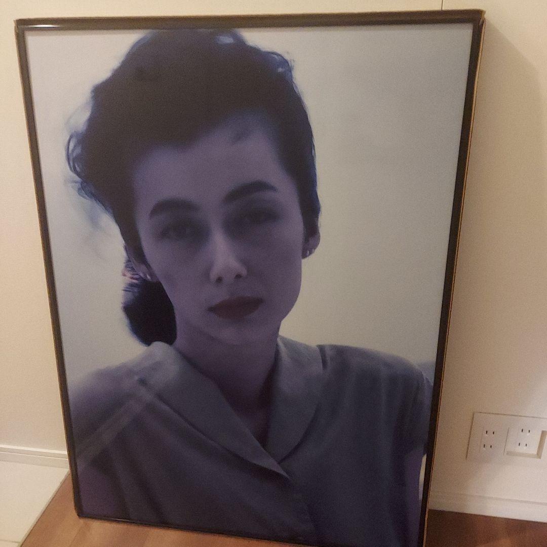 荒木経惟撮影　モデル桐島かれん　写真パネル