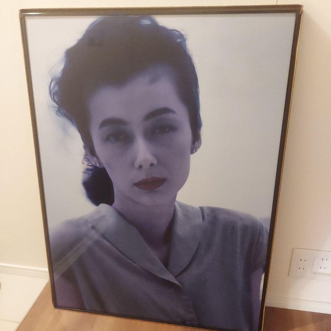 荒木経惟撮影　モデル桐島かれん　写真パネル